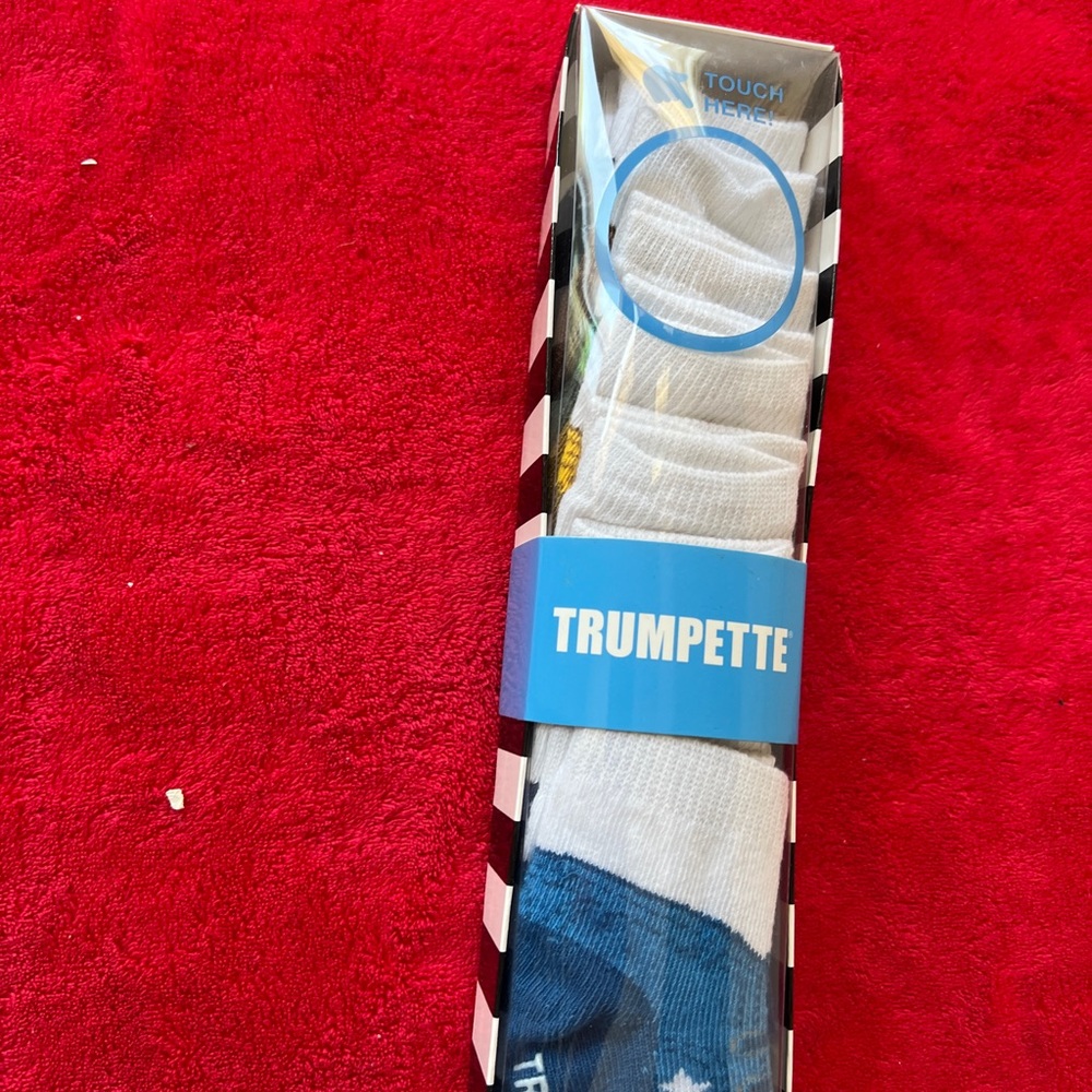 Trumpette White and Blue Socks Accessories